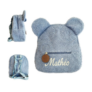 Sac à Dos Enfant en Mouton Bouclette – Personnalisable