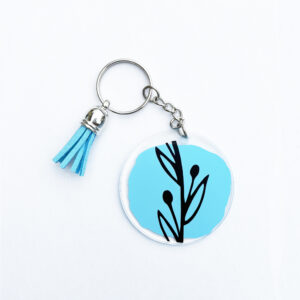 Porte-clé Fleur Personnalisable