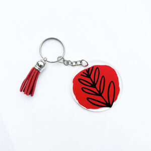 Porte-clé Fleur Personnalisable