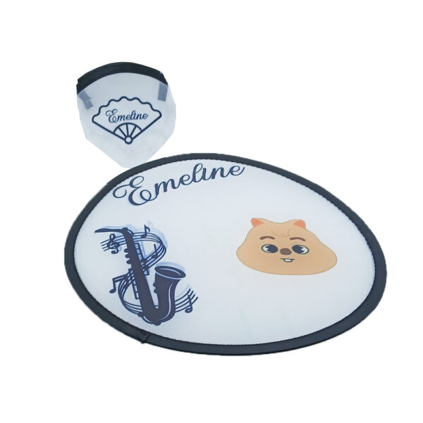 Éventail rond – Motif au choix & personnalisation – Image 3