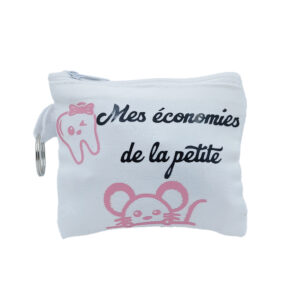 Porte-monnaie "Mes économies de la p’tite souris" 🐭