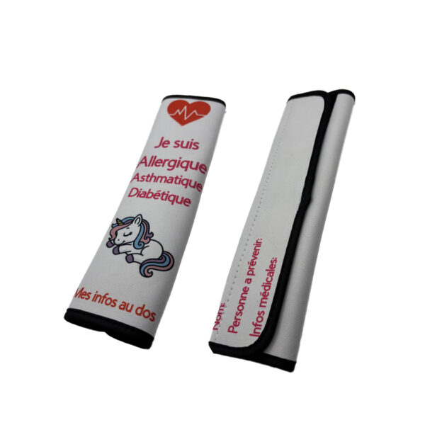 Protège-ceinture avec contact d’urgence au dos – Image 2