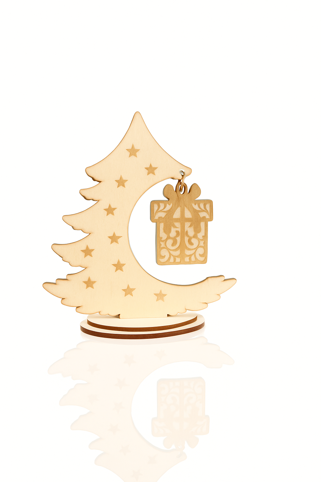 Sapin en bois décoratif