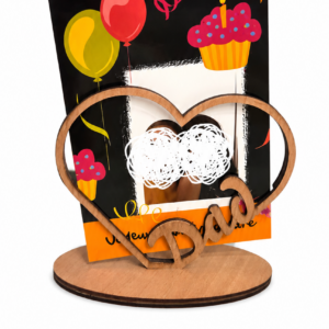 Support photo personnalisé “Dad” – cadeau fête des pères / anniversaire