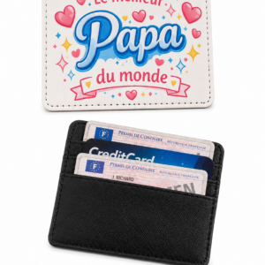 Porte-cartes Papa personnalisé – Le meilleur Papa du monde